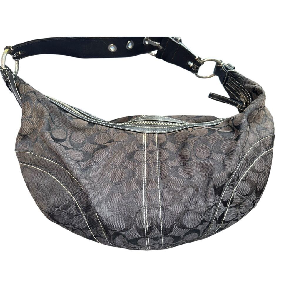 Hobo Vintage Coach Signature Cs Shoulder Bag black10076